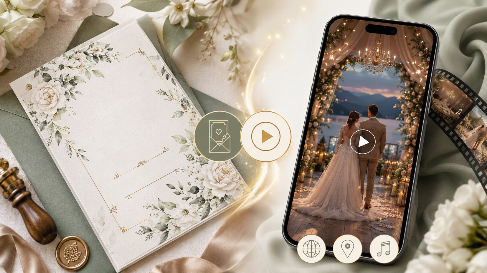 Canva wedding invitations