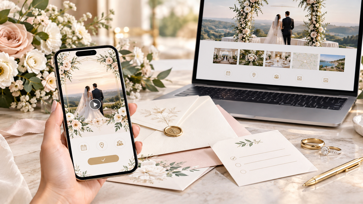 Wedding Website for Digital Invitations