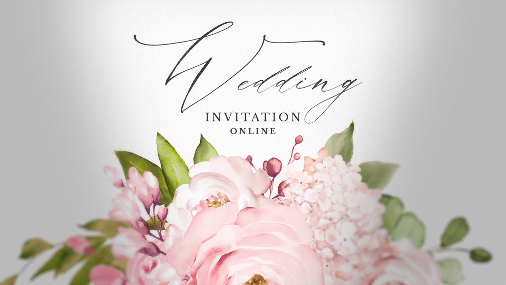 Pink Wedding invitation