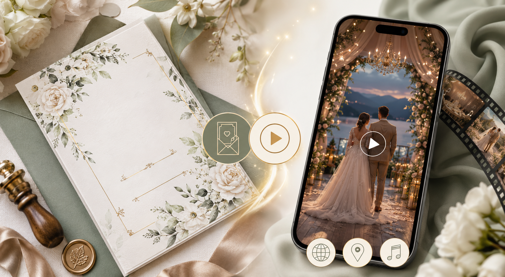 Canva wedding invitations