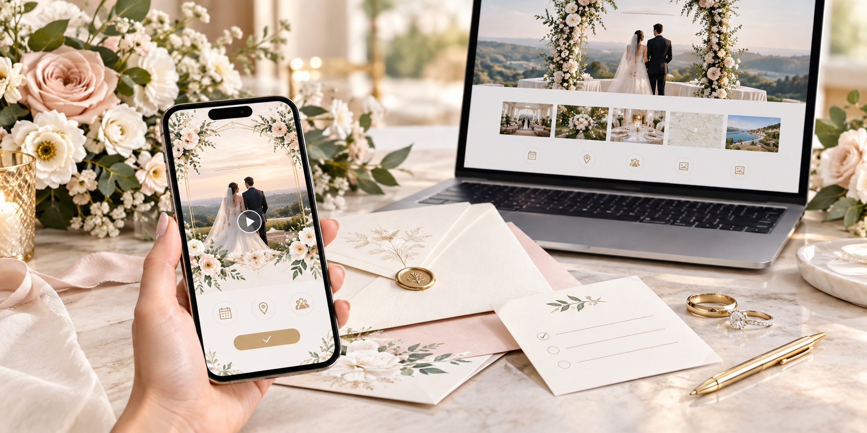 Wedding Website for Digital Invitations