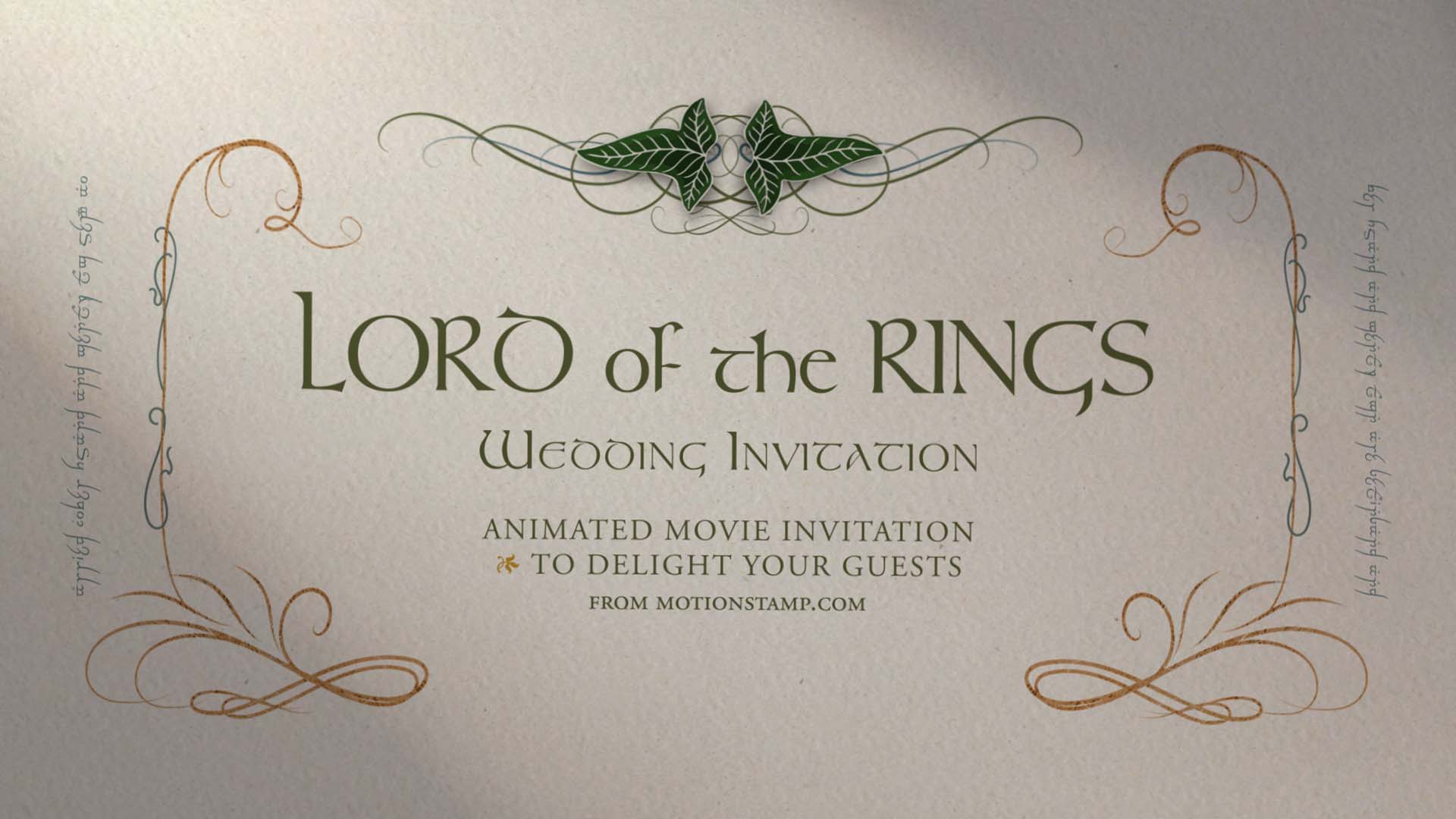 Lord of the Rings-Inspired One Ring Invitations – Uniquely Inviting